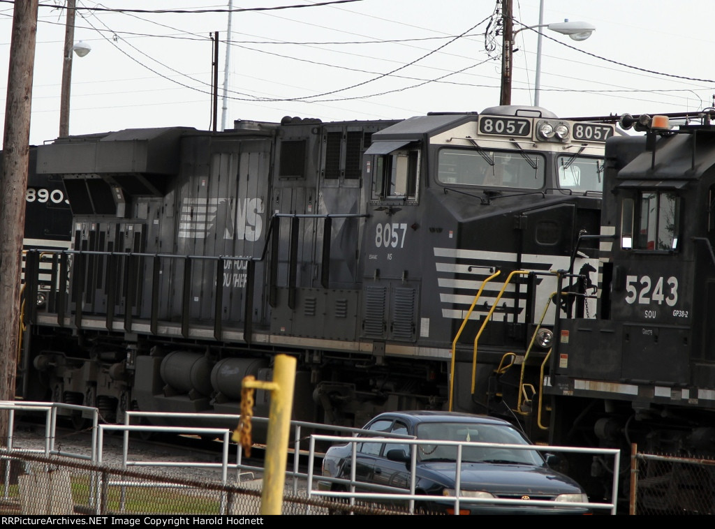 NS 8057 sits at the fuel racks